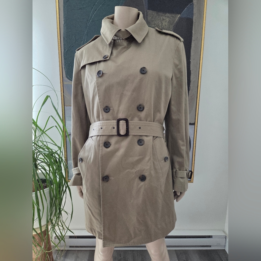 Banana Republic | Cotton Trench Coat With Detachble Liner - Picture 2 of 16